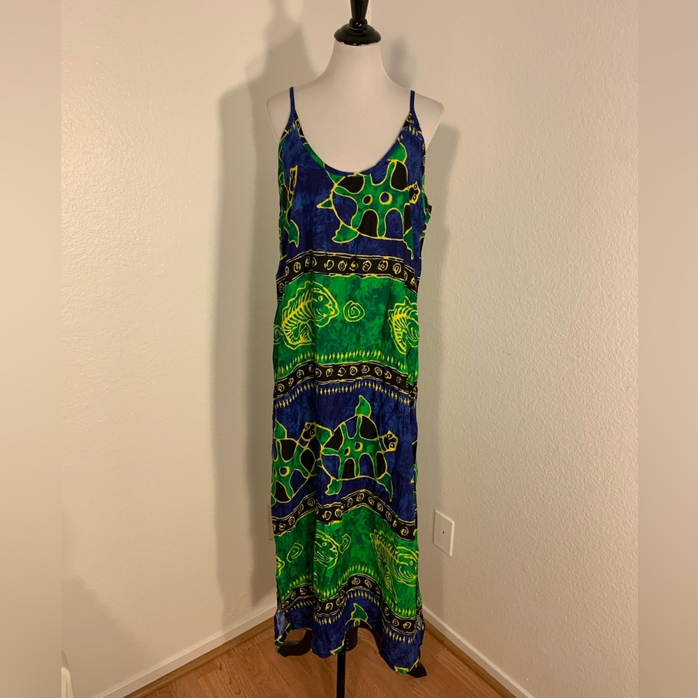 NWOT IG Sport Batik Dress - Size Large